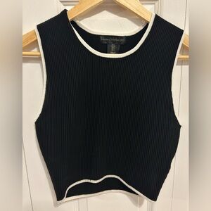 NWOT Black Knit Top, Size S
